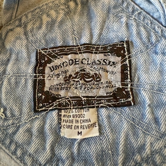 Vintage Y2K Overalls with Embroidered Details - Picture 2 of 2